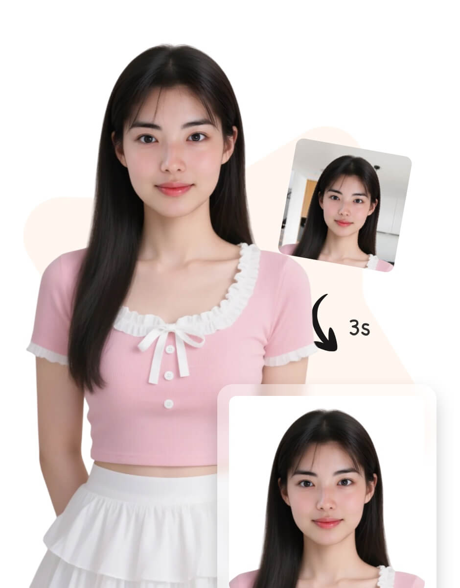 Passport photos examples