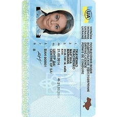 Ukraine Driving License Photo