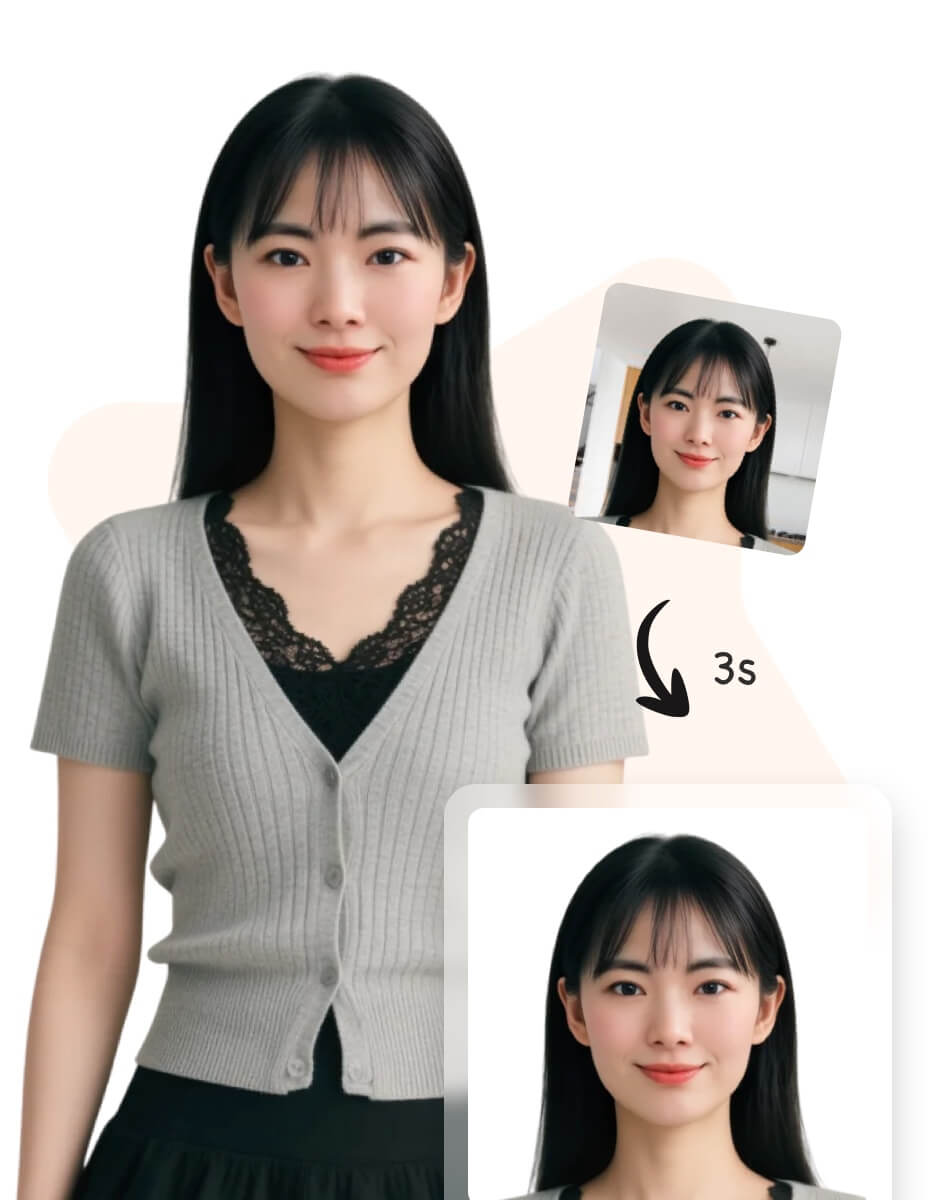 Passport photos examples