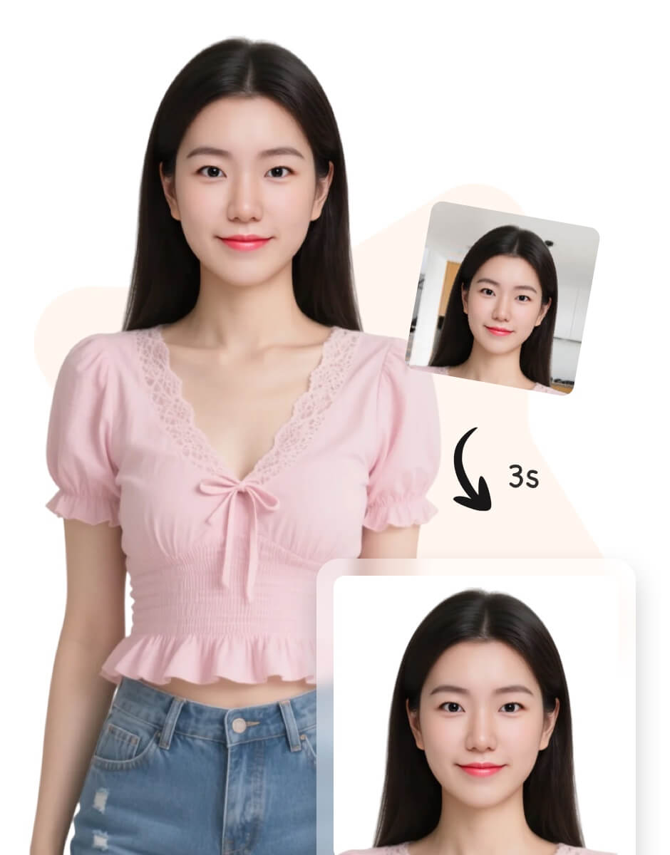 Passport photos examples