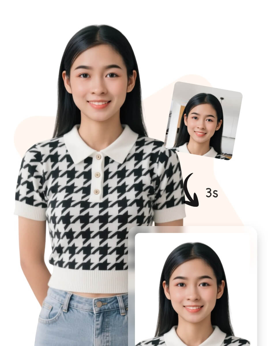 Passport photos examples
